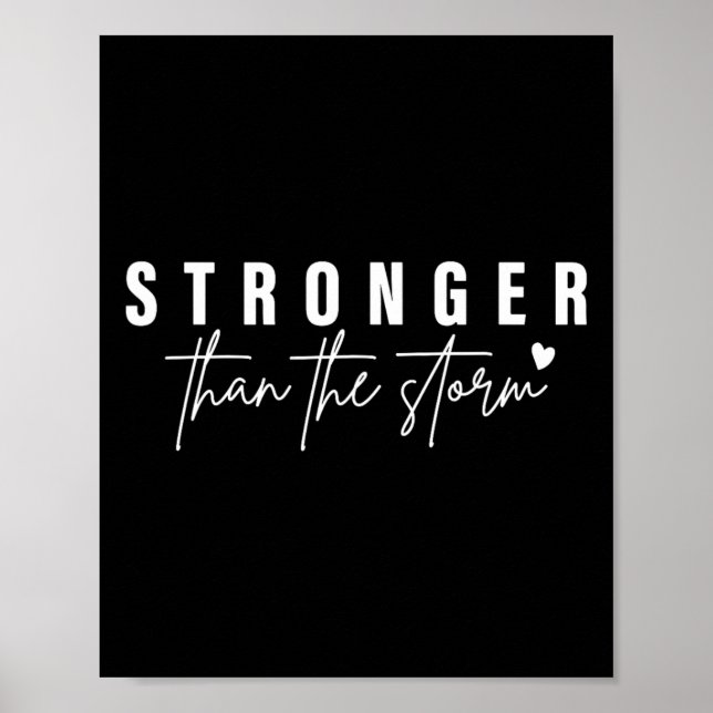 Hälsomedvetenhet starkare än stormen poster (Framsidan)