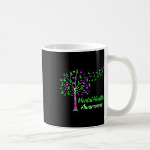 Hälsomedvetenhet Träd Rosett band Supporter Graphi Kaffemugg