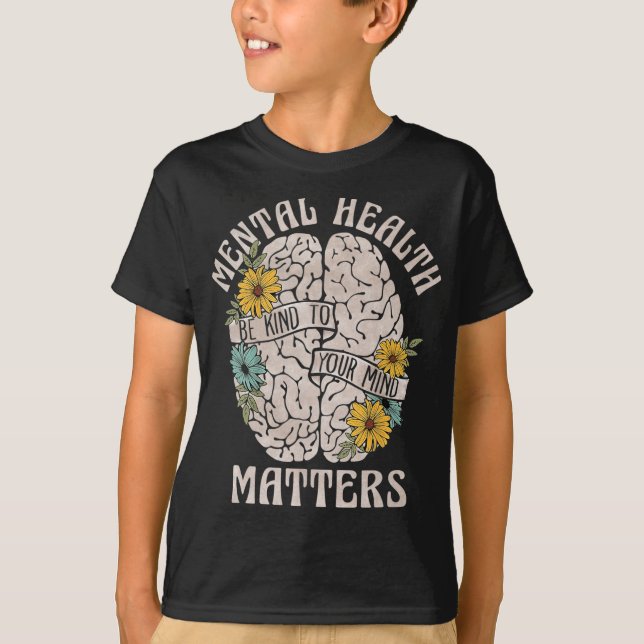 Hälsoproblem är av samma slag som din mentala medv t shirt (Framsida)