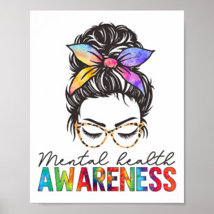 Hälsoproblem Brain Sjukdom Mental Health Awaren Poster