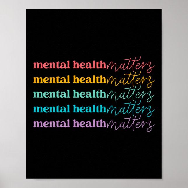 Hälsoproblem ger människor hjärnan Sjukdom Awarene Poster (Framsidan)