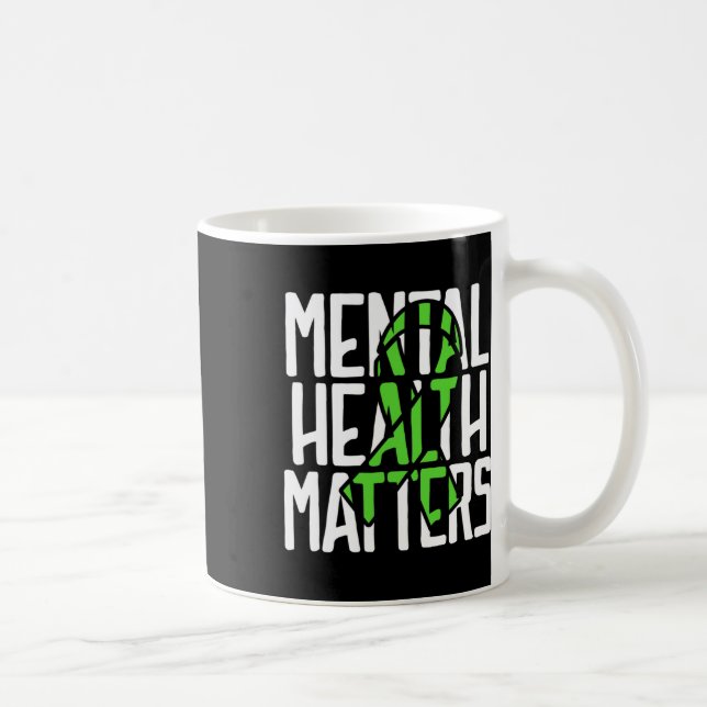 Hälsoproblem Kamp mot tigma Mental Health Awarene Kaffemugg (Höger)