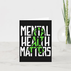 Hälsoproblem Kamp mot tigma Mental Health Awarene Kort