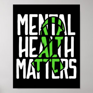 Hälsoproblem Kamp mot tigma Mental Health Awarene Poster