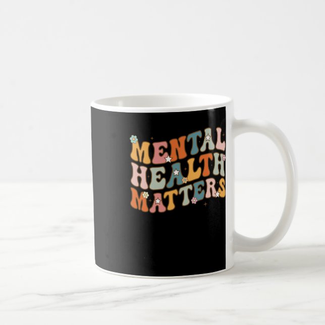 Hälsoproblem Manar för medvetandegörande av männis Kaffemugg (Höger)