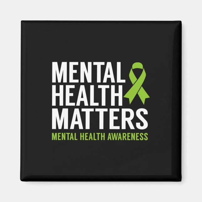 Hälsoproblem Manar Kvinnor Barns Mental Health Med Magnet (Framsidan)