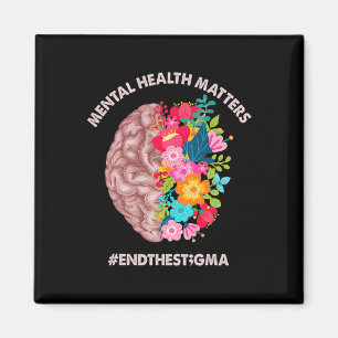 Hälsoproblem Medvetenhet Månadsslut Stigma Magnet