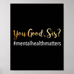Hälsoproblem Medvetenhet om människans hjärna Poster
