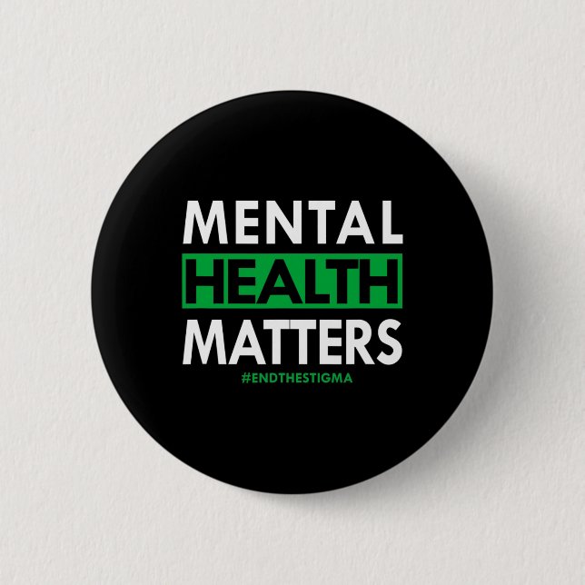 Hälsoproblem Stigma-medvetenheten upphör Knapp (Framsida)