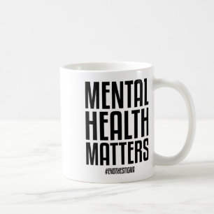 Hälsoproblem Stigma Mental Health Medveten Kaffemugg