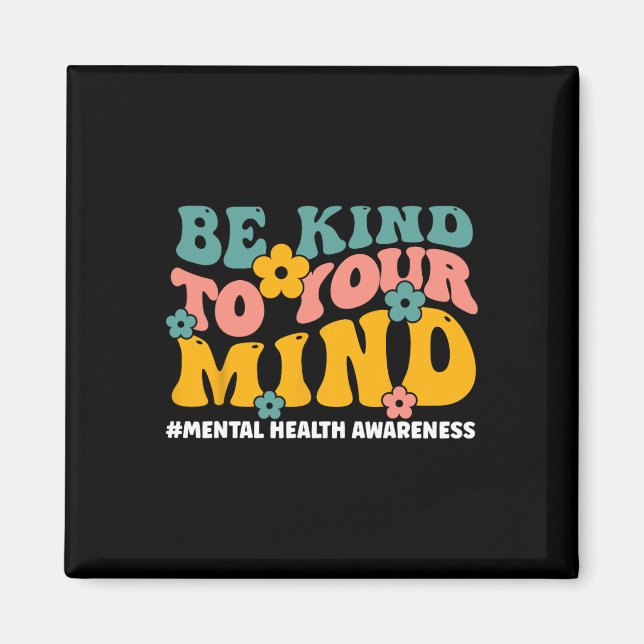 Hälsoproblem Stigma Mental Health Medveten Magnet (Framsidan)
