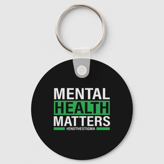 Hälsoproblem Stigma Mental Health Medveten Nyckelring (Framsida)