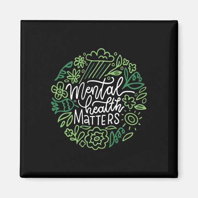 Hälsoproblem Stigma Women Mental Health Magnet (Framsidan)