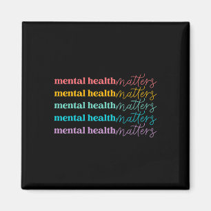 Hälsoproblem Var typ av självvård Mental Awareness Magnet