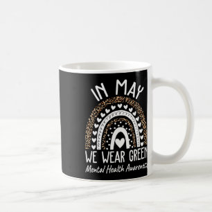 Hälsoproblem Vi Bära Grönt psykisk Kaffemugg