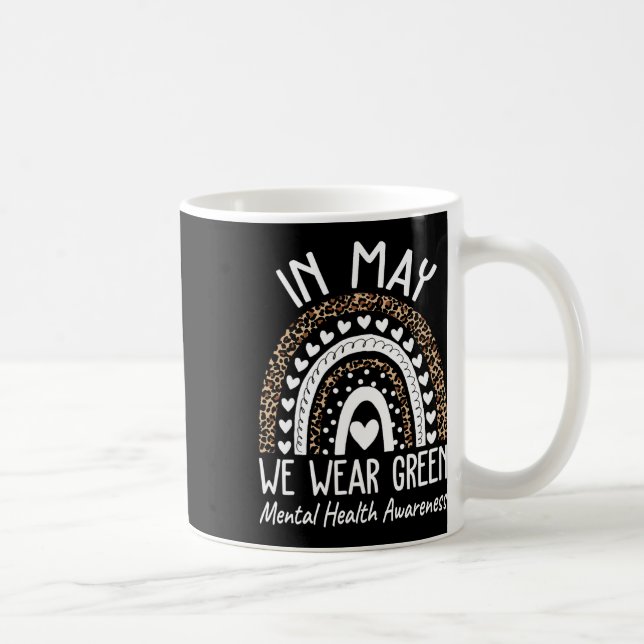 Hälsoproblem Vi Bära Grönt psykisk  Kaffemugg (Höger)