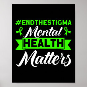Hälsoproblem vid psykisk hälsa Psykisk hälsa Aware Poster