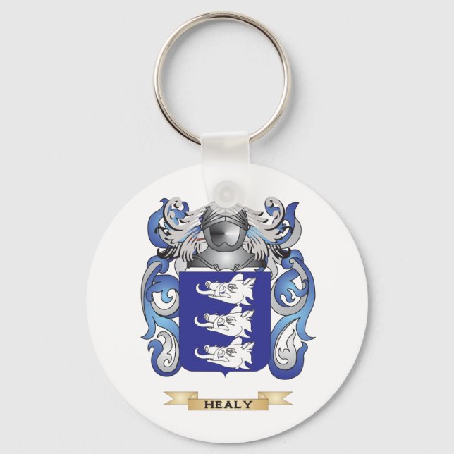 Hälsosam Jacka av Arm (Family Crest) Nyckelring (Framsida)