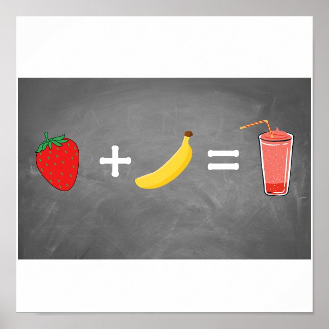 Hälsosam livsstil poster (Framsidan)