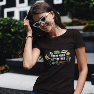 Hälsosam mat och bekvämlighet t shirt