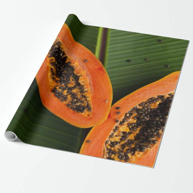 Hälsosam mat presentpapper (Utrullad)