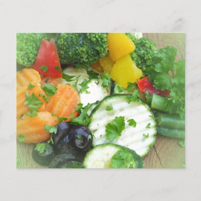 Hälsosam matbakgrund flygblad (Framsidan)