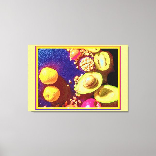 "Hälsosam näring" Cute Photo. Köp nu Canvastryck (Framsida)