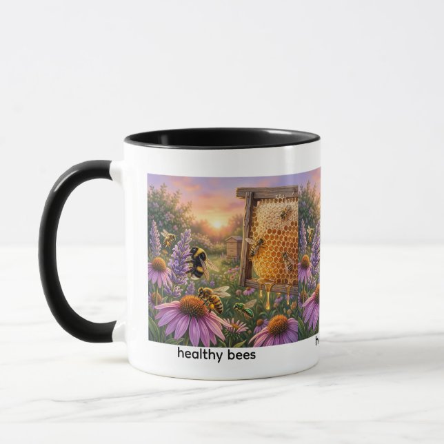 Hälsosamma bin klassisk mugg (Vänster)