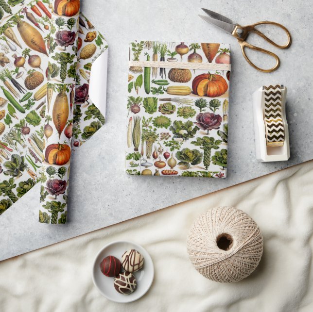 Hälsosamt levande producerar grönsaker  presentpapper (Hantverk)