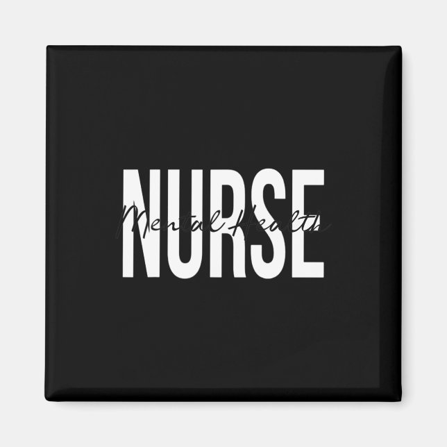 Hälsosköterska Psych Nurse Psychiatic Nurse Rn 1 Magnet (Framsidan)