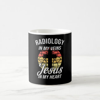 Hälsotekniker Retro röntgenradiolog Jesus Kaffemugg