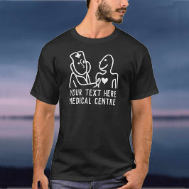 Hälsotema för sjukhuscenter t shirt