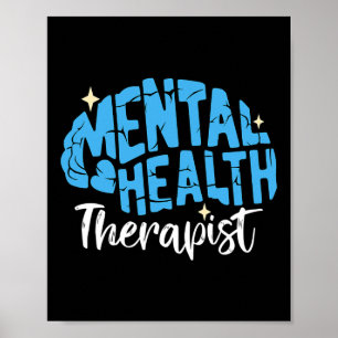 Hälsoterapi Student Psych Mental Health Therapi Poster