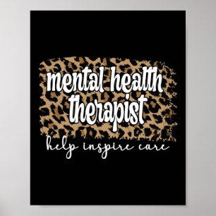 Hälsoterapi vid psykisk hälsa poster
