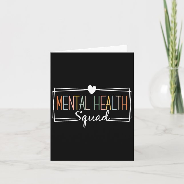 Hälsotorget Brain Sjukdom Mental Health Awareness Kort (Framsida)