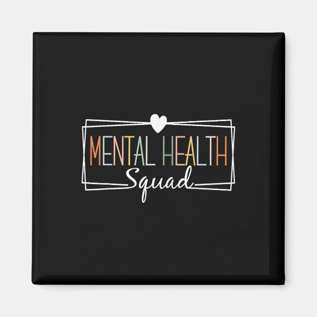 Hälsotorget Brain Sjukdom Mental Health Awareness Magnet (Framsidan)