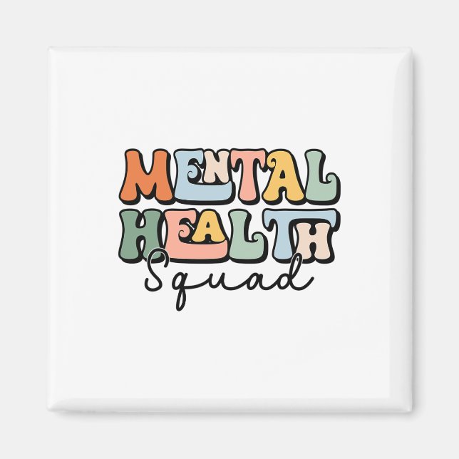 Hälsotorget Brain Sjukdom Mental Health Awareness Magnet (Framsidan)