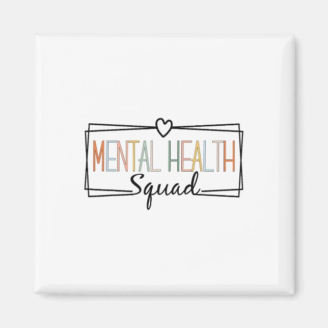 Hälsotorget Brain Sjukdom Mental Health Awareness Magnet (Framsidan)