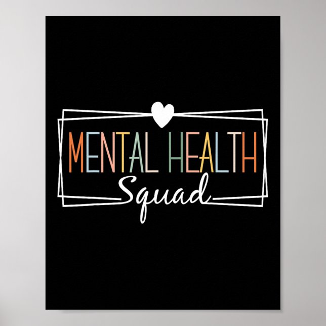 Hälsotorget Brain Sjukdom Mental Health Awareness Poster (Framsidan)