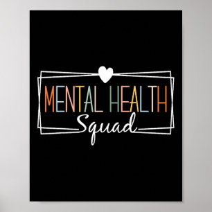 Hälsotorget Brain Sjukdom Mental Health Awareness Poster