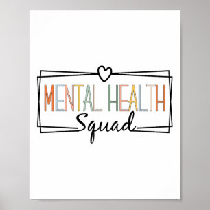 Hälsotorget Brain Sjukdom Mental Health Awareness Poster