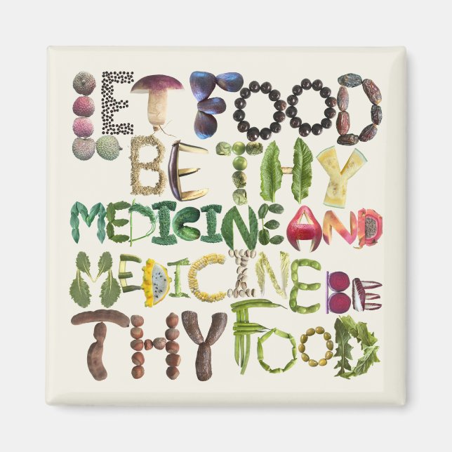 Hälsovårdsmyndigheten School Food is Medicine Magnet (Framsidan)