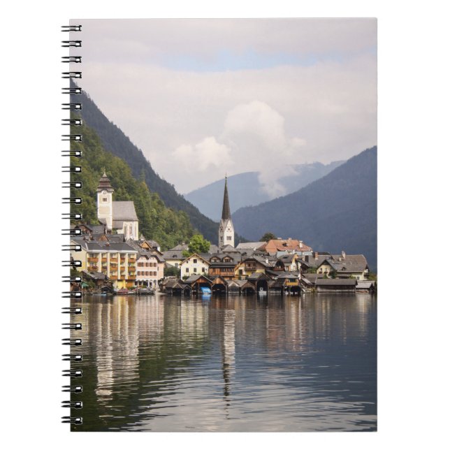 Halstatt reflektion bärbar dator anteckningsbok (Framsidan)