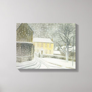 Halstead Road i Snö (av Eric Ravilious) Canvastryck