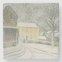 Halstead Road i Snö (av Eric Ravilious)