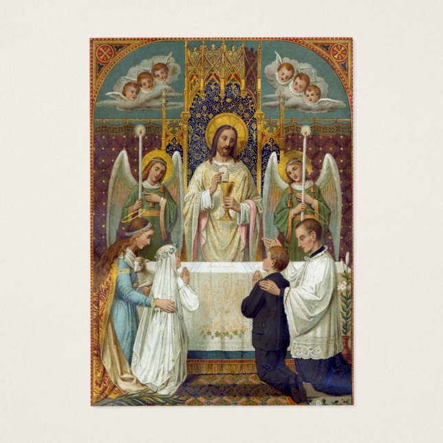 Halt i Awe Prayer Cards Visitkort (Framsidan)