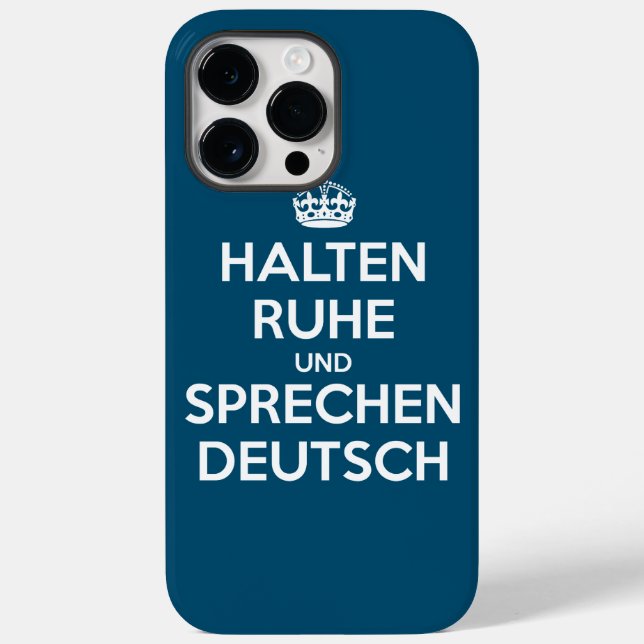 Halten Ruhe und Sprechen Deutsch (Baksida)
