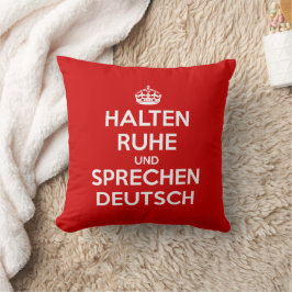 Halten Ruhe und Sprechen Deutsch Kudde