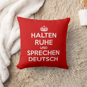 Halten Ruhe und Sprechen Deutsch Kudde