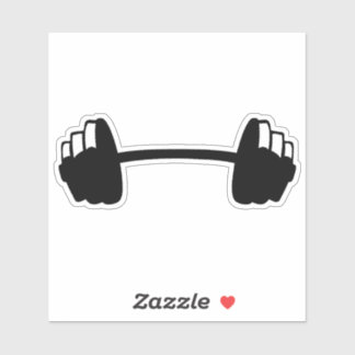 haltere musculation poids bodybuilding  klistermärken